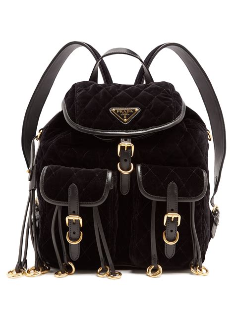 furry prada bag|prada leather backpack.